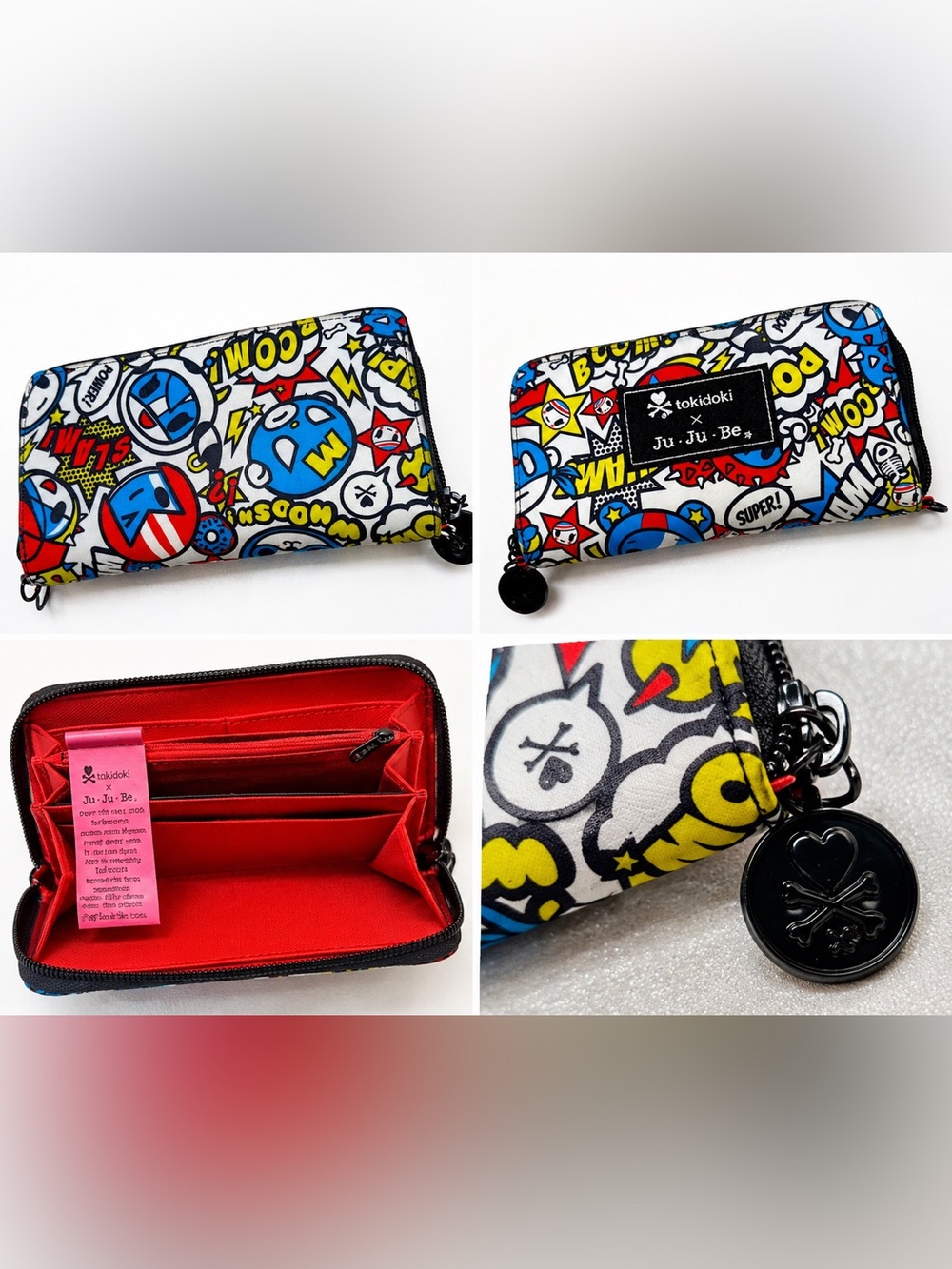 JuJuBe x Tokidoki Comic Pop Zip Wallet | HTF Discontinued Print